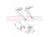 Triumph 1995 SPRINT CARBS Exhaust System Sprint Executive