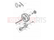 Triumph 1996 SPRINT CARBS Rear Wheel & Final Drive 16922 »