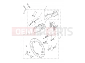 Triumph 2021 ROCKET 3 GT Rear Brake Caliper & Disc