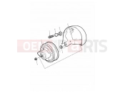 Triumph 1998 ADVENTURER Horn & Horn Cover