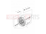 Triumph 2001 ADVENTURER Front Wheel