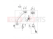 Triumph 2006 ROCKET III, CLASSIC & ROADSTER Ignition Switch & Lock Set 343681