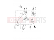 Triumph 2010 ROCKET III, CLASSIC & ROADSTER Ignition Switch & Lock Set 343680