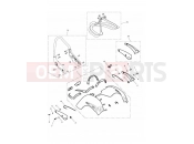 Triumph 2009 ROCKET III TOURING Rear Mudguard 574820