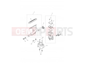 Triumph 2014 THUNDERBIRD COMMANDER Rear Brake Master Cylinder...