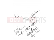 Triumph 2013 THUNDERBIRD STORM Gear Selectors & Pedal