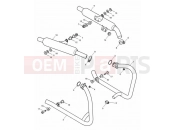 Triumph 2001 BONNEVILLE & BONNEVILLE T100 CARBS Exhaust System - Bonneville