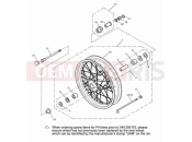 Triumph 2001 BONNEVILLE & BONNEVILLE T100 CARBS Front Wheel