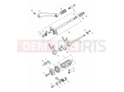 Triumph 2001 BONNEVILLE & BONNEVILLE T100 CARBS Gear Selectors & Pedal