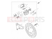 Triumph 2001 BONNEVILLE & BONNEVILLE T100 CARBS Rear Brake Disc & Caliper