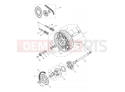 TRIUMPH BONNEVILLE T100 EFI Rear Wheel & Final Drive