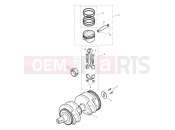 TRIUMPH BONNEVILLE T100 EFI Crankshaft, Connecting Rods & Pi