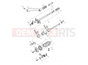 TRIUMPH BONNEVILLE T100 EFI Gear Selector & Pedal