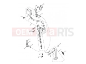 Triumph 2013 BONNEVILLE T100 EFI Rear Brake Master Cylinder, Rese