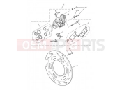 Triumph 2013 BONNEVILLE T100 EFI Front Brake Caliper & Discs