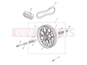 Triumph 2018 BONNEVILLE T100 Front Wheel