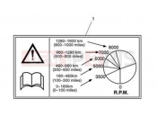 Triumph 2018 BONNEVILLE T100 Warning Labels