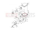 YAMAHA YFM 400 Kodiak YFM400FW YFM400FWH KODIAK 400 4SH2 1996 INTAKE