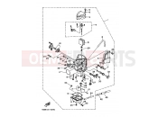 YAMAHA YFM 400 Kodiak YFM400FW YFM400FWH KODIAK 400 4SH2 1996 CARBURETOR