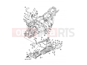 YAMAHA YFM 400 Kodiak YFM400FW YFM400FWH KODIAK 400 4SH2 1996 FRAME 1