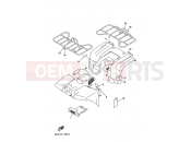 YAMAHA YFM 400 Kodiak YFM400FW YFM400FWH KODIAK 400 4SH2 1996 EMBLEM & LABEL 1