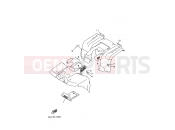 YAMAHA YFM 400 Kodiak YFM400FW YFM400FWH KODIAK 400 4SH2 1996 EMBLEM & LABEL 3