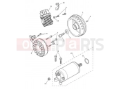 TRIUMPH BONNEVILLE T100 BLACK Alternator & Starter Motor
