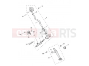 TRIUMPH BONNEVILLE T100 BLACK Rear Brake Master Cylinder