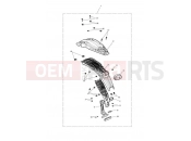 TRIUMPH BONNEVILLE T100 BLACK Fender Removal Kit