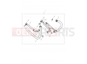 TRIUMPH BONNEVILLE T100 BLACK Exhaust Header, Pair, Black