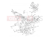 TRIUMPH BONNEVILLE T100 BLACK Main Frame Assembly