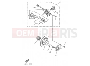 YAMAHA YFM 350 Wolverine YFM350FW-X YFM35FXH WOLVERINE 350 4KB4 1996 REAR BRAKE CALIPER