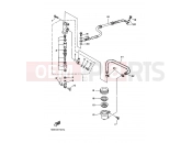 YAMAHA YFM 350 Wolverine YFM350FW-X YFM35FXH WOLVERINE 350 4KB4 1996 REAR MASTER CYLINDER