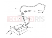 Triumph 2020 BONNEVILLE T100 BLACK Evap System - 937275 >