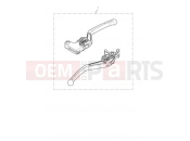 Triumph 2020 BONNEVILLE T100 BLACK Lever Kit, Adj, Long