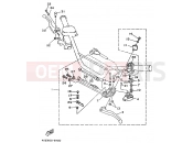 YAMAHA YFM 350 Wolverine YFM350FW-X YFM35FXH WOLVERINE 350 4KB4 1996 HANDLE SWITCH & LEVER
