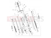 Triumph 2016 BONNEVILLE T120 Front Forks & Lower Yoke