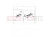 Triumph 2020 BONNEVILLE T120 Front Footrest, Pair