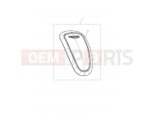 Triumph 2021 STREET SCRAMBLER Kit, Tank Pad Rubber