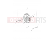 Triumph 2016 Tiger 800 674842 > TIGER XRT Front Wheel