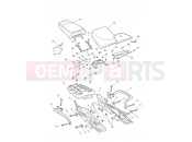 Triumph 2019 TIGER 800 XCA 855532 > Rear Bodywork & Seat