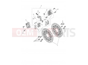 Triumph 2019 TIGER 800 XCA 855532 > Front Brake Caliper & Disc