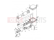 YAMAHA YFM 350 Big Bear YFM350FW YFM350FWH BIG BEAR 350 3HNS 1996 INTAKE