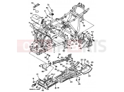 YAMAHA YFM 350 Big Bear YFM350FW YFM350FWH BIG BEAR 350 3HNS 1996 FRAME