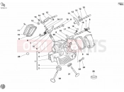 DUCATI Supersport 800 S VERTICAL CYLINDER HEAD » VALVE DRIVE