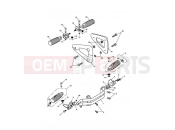 Triumph 2010 SPEEDMASTER EFI Footrests & Mountings 469050