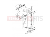 Triumph 2012 SPEEDMASTER EFI Rear B. Master Cylinder 469050