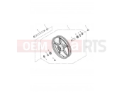 Triumph 2013 SPEEDMASTER EFI Front Wheel 469051