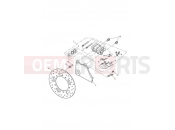 Triumph 2013 SPEEDMASTER EFI Rear Brake Caliper & Disc