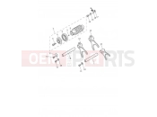Triumph 2021 TIGER 900 GT Gear Selectors drum